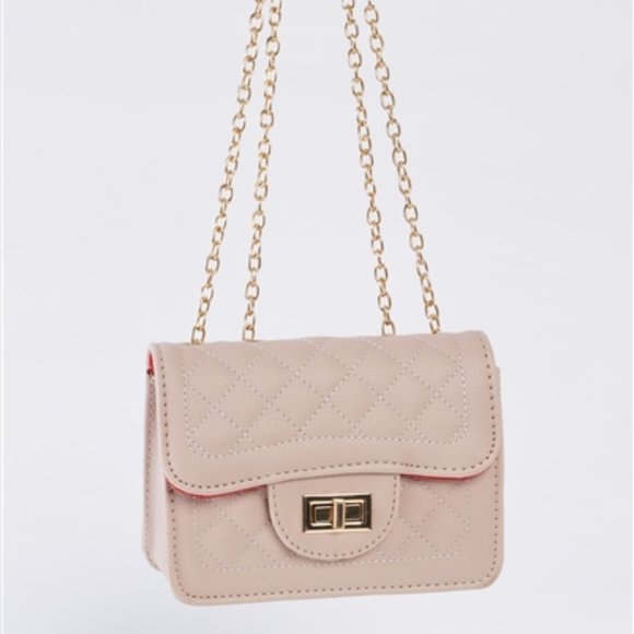 Handbags - Nude leather bag